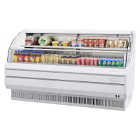 Turbo Air TOM-75LW-N 75 5/8" Horizontal Open Air Cooler w/ (2) Levels, 115v