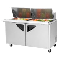 Turbo Air TST-60SD-24-N 60 1/4" Super Deluxe Mega Top Sandwich/Salad Prep Table w/ Refrigera...