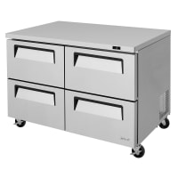 Turbo Air TUF-48SD-D4-N 48 1/4" W Undercounter Freezer w/ (2) Sections & (4) Drawers, 11...
