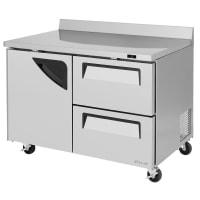 Turbo Air TWF-48SD-D2-N 48 1/4" W Worktop Freezer w/ (2) Sections, (1) Door & (2) Drawer...