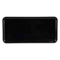 Cambro 918MT110 Rectangular Market Display Tray - 8 11/16" x 18" x 13/16", Black