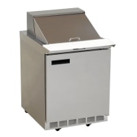 Delfield 4427NP-12M 27" Sandwich/Salad Prep Table w/ Refrigerated Base, 115v