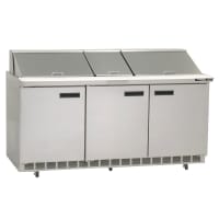 Delfield 4472NP-30M 72" Sandwich/Salad Prep Table w/ Refrigerated Base, 115v