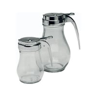 Update SYD-06 6 oz Syrup Dispenser w/ Chrome-Plated Top, Glass