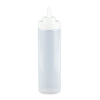 GET 24 oz Squeeze Bottle w/ Lid, Clear (SB-24-CL)