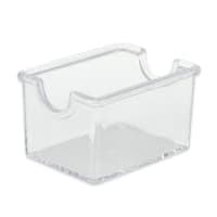 GET Rectangular Sugar Caddy - Plastic, Clear (SC-66-CL)