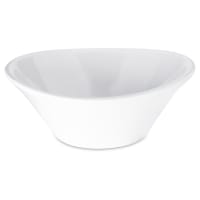 Carlisle 32 oz Oblong Melamine Pasta Bowl, White (5300702)