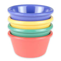 GET 4 oz Melamine Ramekin, Assorted Colors (RM-400-MIX)
