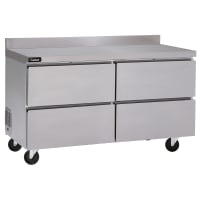 Delfield GUR48BP-D 48" Worktop Refrigerator w/ (2) Sections &amp; (4) Drawers, 115v