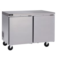 Delfield GUR48P-S 48"W Undercounter Refrigerator w/ (2) Sections &amp; (2) Doors, 115v