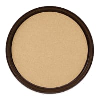 GET 16" Round Serving Tray, Plastic, Brown (RCT-16-BR)