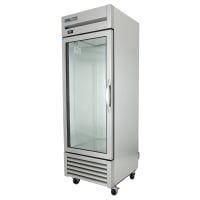 True T-23G-HC~FGD01 27" One Section Reach In Refrigerator, (1) Left Hinge Glass Door, 115v