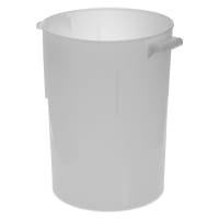 Carlisle 8 qt Bain Marie w/ Handles - Polyethylene, White (080002)