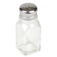 Browne 2 oz Shaker for Salt/Pepper - Metal Lid, Square (575183)
