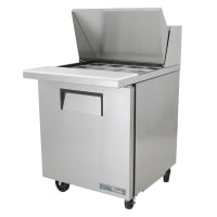 True TSSU-27-12M-C-HC 27" TSSU Series Mega Top Sandwich/Salad Prep Table w/ Refrigerated Bas...