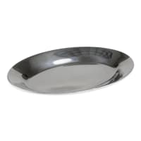Update AZP-11 Oval Sizzle Platter- 11 1/2x8" Aluminum