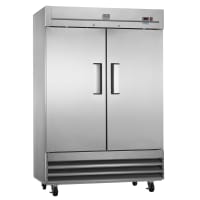 Kelvinator Commercial KCBM48FSE-HC 54" Two Section Reach-In Freezer, (2) Solid Doors, 115v