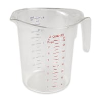 Update MEA200PC 2 qt Dry Measuring Cup, Polycarbonate