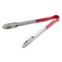 Update TOPP-12RE 12"L Stainless Utility Tongs, Red