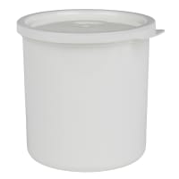 Cambro CP12148 1 1/5 qt Salad Crock with Lid - Polypropylene, White