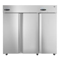 Hoshizaki CR3S-FS 83" Three Section Reach In Refrigerator, (3) Left/Right Hinge Solid Doors, 115v