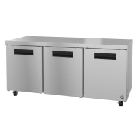 Hoshizaki CRMR72 21 1/4 cu ft Undercounter Refrigerator w/ (3) Sections &amp; (3) Doors, 115v