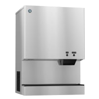 Hoshizaki DCM-751BAH 801 lb Countertop Nugget Ice &amp; Water Dispenser - 95 lb Storage, Cup Fill, 115v