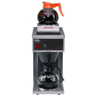 Curtis CAFE2DB10A000 Airpot PourOver Coffee Brewer w/ (1) Lower & (1) Upper Warmer, 1 9/10 L...