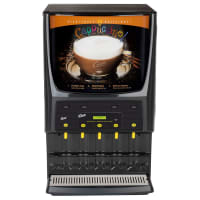 Curtis PCGT5 Cappuccino Machine w/ (3) 5 lb &amp; (2) 10 lb Hoppers &amp; (5) Dispensers, 120v