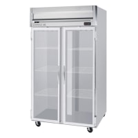 Beverage-Air HFS2-1G 52" Two Section Reach In Freezer, (2) Glass Doors, 115v