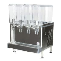 Crathco CS-4E-16-290 Refrigerated Drink Dispenser w/ (4) 2 2/5 gal Bowls, Pre Mix, 120v