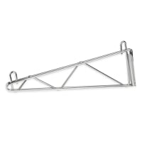 StoreIt 18" Wire Wall-Mount Shelf Bracket, Chrome (SI-SS-18SGL-CH)