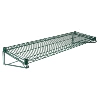 StoreIt Direct Wall Mount Kit w/ (2) 14"D Brackets & (1) 36"W Wire Shelf, Epoxy (SI...