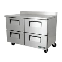 True TWT-48D-4-HC 48" Worktop Refrigerator w/ (2) Sections &amp; (4) Drawers, 115v