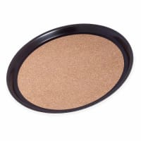 Carlisle 14" Round Serving Tray - Cork Liner, Plastic, Brown (301401)