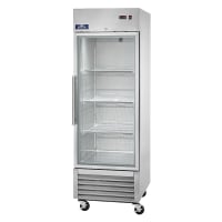 Arctic Air AGR23 27" One Section Reach In Refrigerator, (1) Right Hinge Glass Door, 115v
