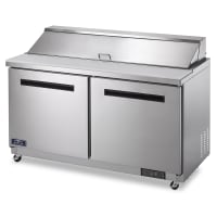 Arctic Air AST60R 61 1/4" Sandwich/Salad Prep Table w/ Refrigerated Base, 115v