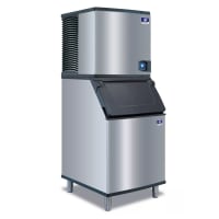 Manitowoc Ice IDP0450W/D570 456 lb Indigo NXT™ Full Cube Ice Machine w/ Bin - 532 lb Storage, Wat...
