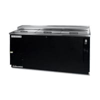 Beverage-Air DW79HC-S 80" Forced Air Bottle Cooler - Holds (32) 12 oz Bottle Cases, Bottle O...