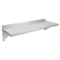 John Boos BHS1236 Stainless Steel Wall Shelf, 1 1/2" Backsplash, 12 x 36"