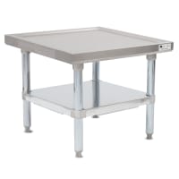John Boos MS4-2424GSK 24" Mixer Table w/ Galvanized Undershelf Base, 24"D