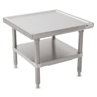 John Boos MS4-2430SSK 30" Mixer Table w/ All Stainless Undershelf Base, 24"D