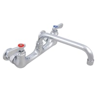 John Boos PBF-8-SLF Splash Mount Faucet - 8" Swing Spout, 8" Centers