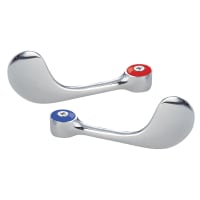 John Boos PB-WR Wrist Blades for Heavy Duty Faucet, Stainless