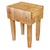 John Boos PCA2 10" Maple Top Butcher Block Work Table - 18"L x 24"D