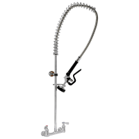 John Boos PB-PRW-1LF 38 9/50"H Wall Mount Pre Rinse Faucet - 1 3/20, Base with Nozzle