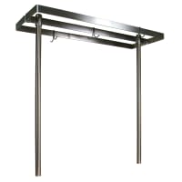John Boos PRG60 Cucina Pot Rack, Stainless, 15 Hooks, 60"Wide x 48"H