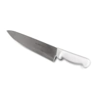 Dexter Russell P94802 10" Chef's Knife w/ Polypropylene White Handle, Carbon Steel