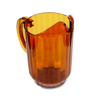 Update WP-60SB 60 oz Plastic Pitcher w/ (3) Lips, Amber