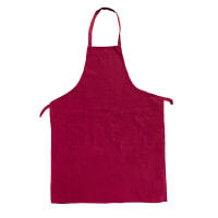 Update BAP-BU Bib Apron - (3)Pocket, 33x28 1/2" Poly/Cotton, Burgundy
